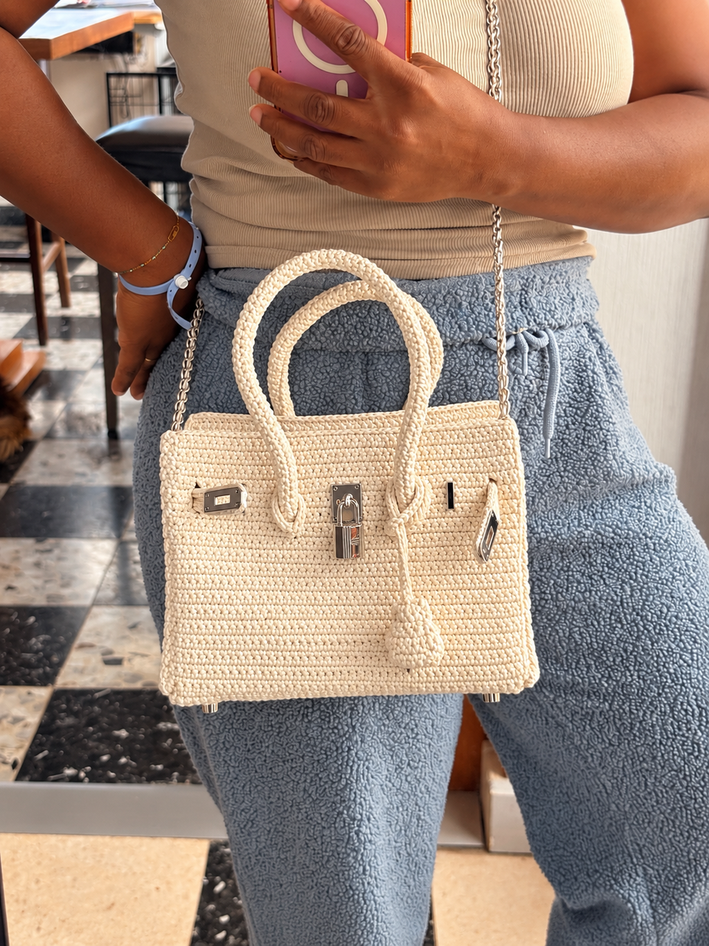MORGAN – Sac à main au crochet fait main
